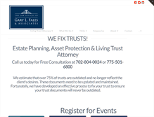 Tablet Screenshot of lasvegaslivingtrustattorney.com